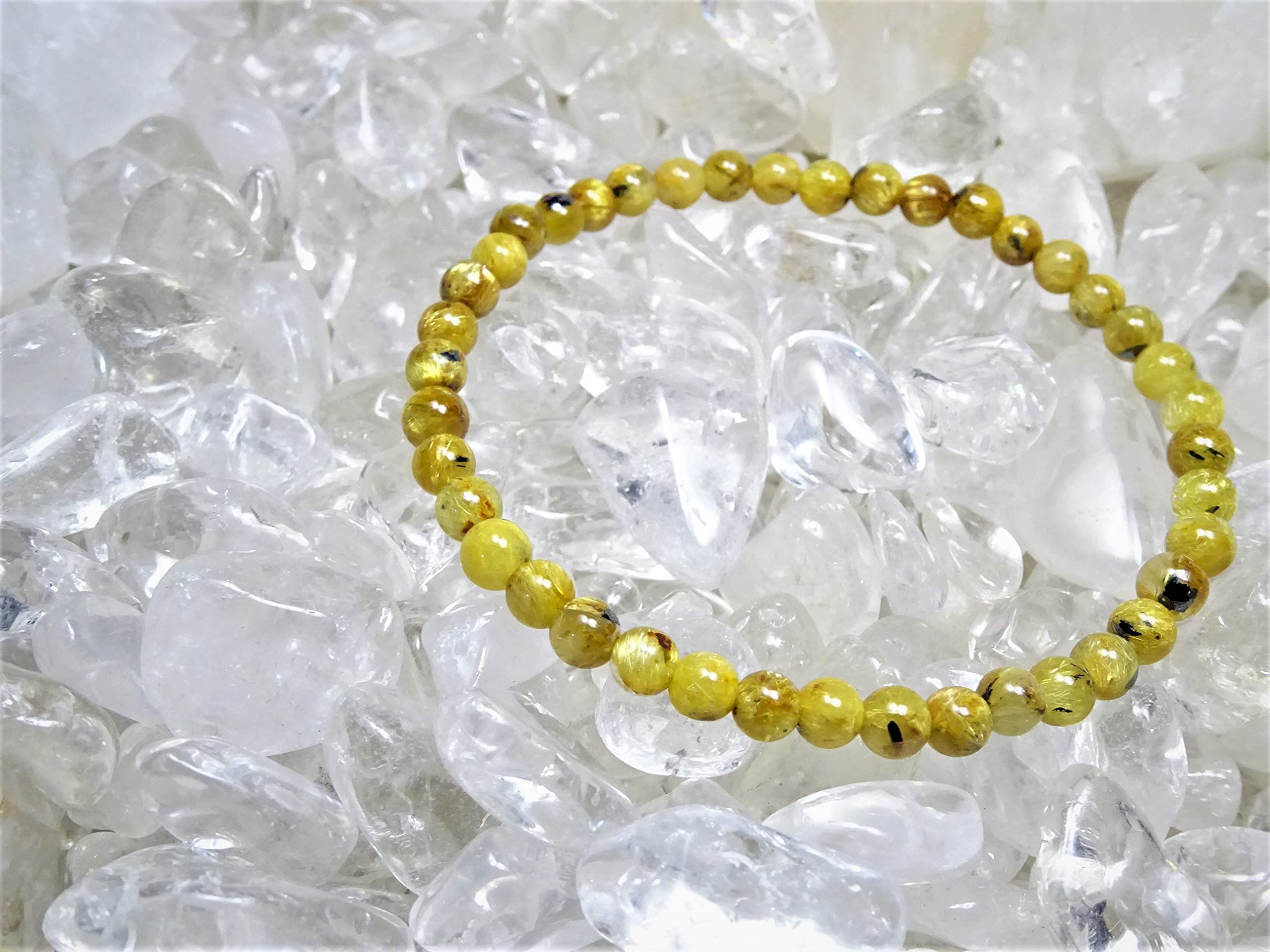 Amazon.co.jp: 叶石【 最強の金運石 ゴールドルチルクォーツを、あなた